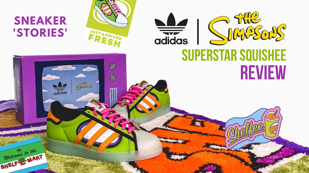 EARLY LOOK! Adidas x The Simpsons Superstar ' SQUISHEE' (Review)