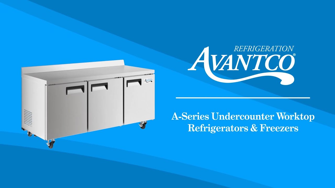 Avantco Undercounter and Worktop Refrigerator and Freezer