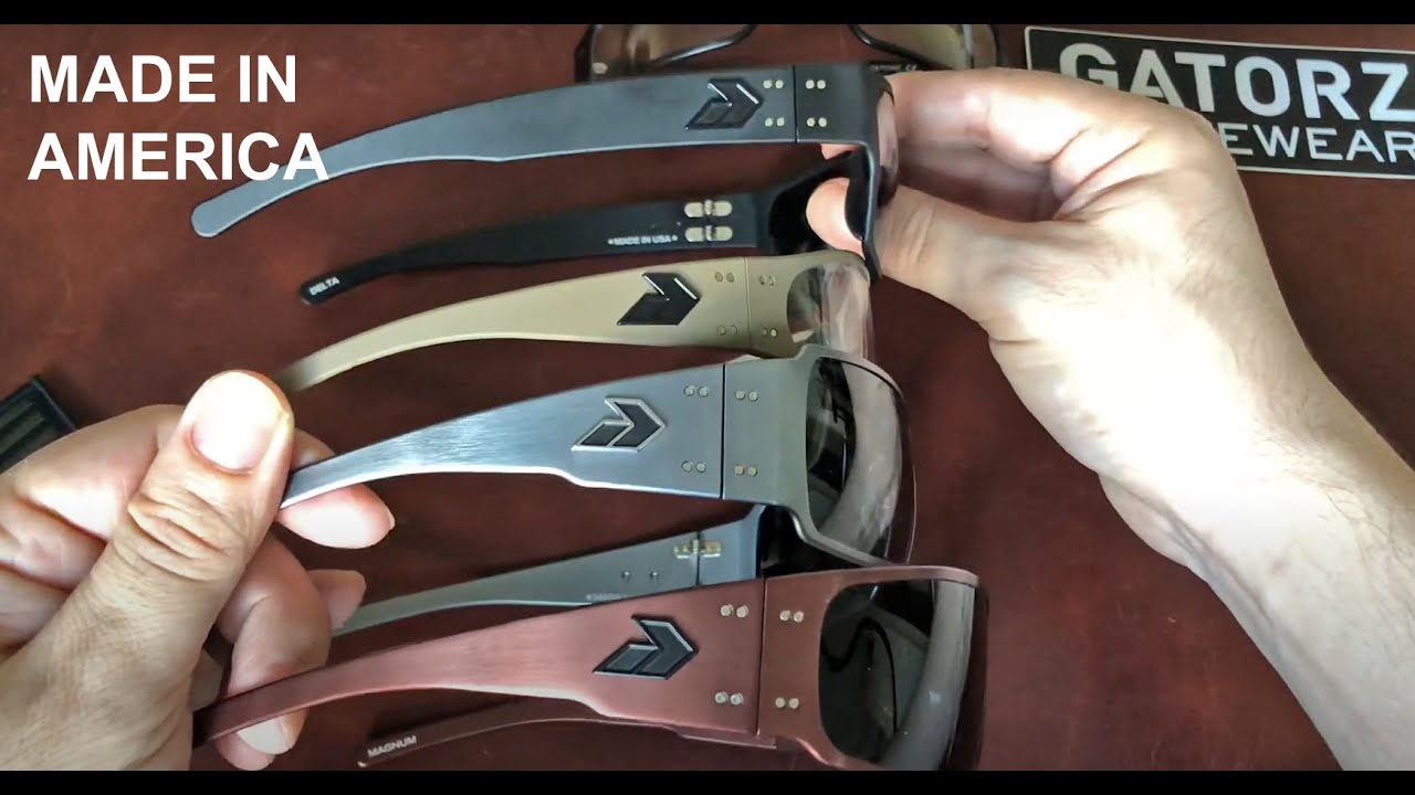 Gatorz Sunglasses Magnum vs Wraptor vs Boxter vs Delta Comparison Review