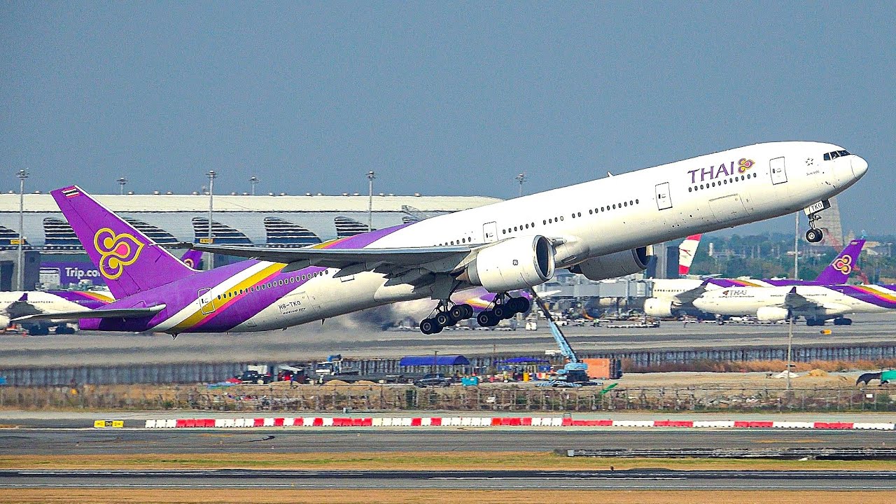✈️ 120+ CLOSE UP TAKEOFFS & LANDING in 2 HOUR 🇹🇭 BANGKOK Suvarnabhumi Airport Plane Spotting [BKK]