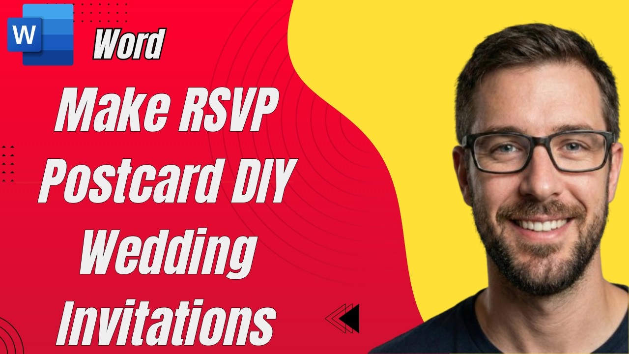How To Make An RSVP Postcard In Microsoft Word | DIY Wedding Invitations [2026 Guide]