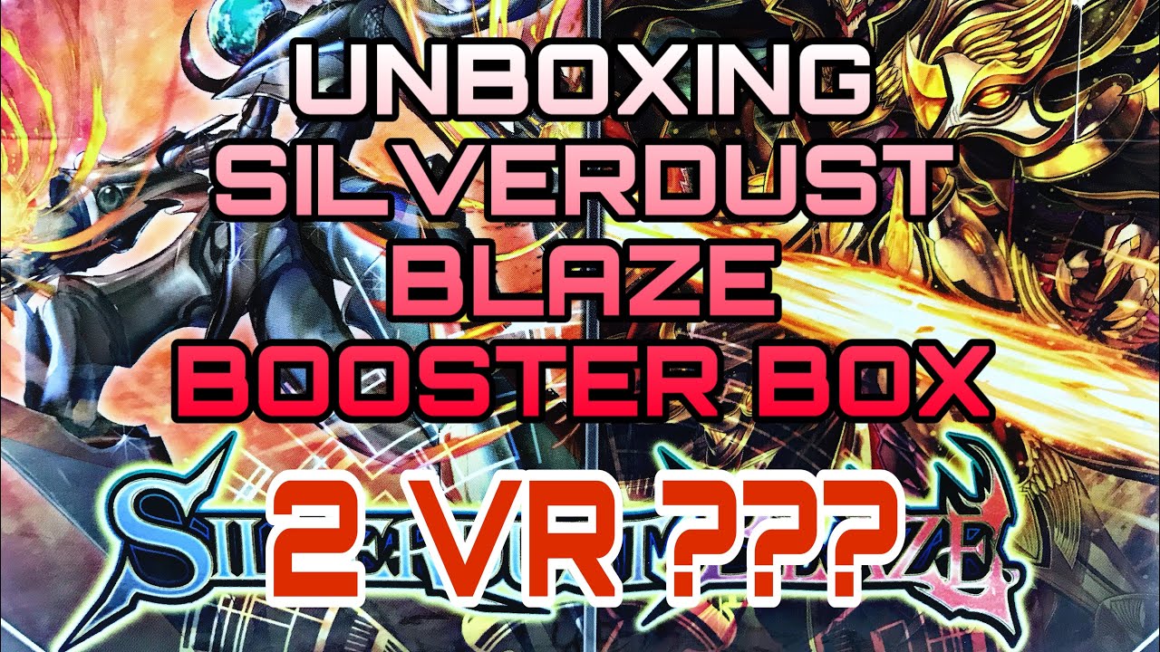 Unboxing SilverDust Blaze Booster Box (V-BT08) Cardfight Vanguard!