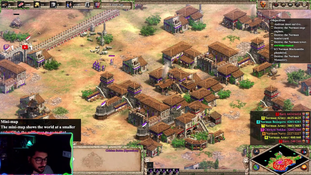 Failed again Age of Empires 2 - Bari #5 - hard Campaign