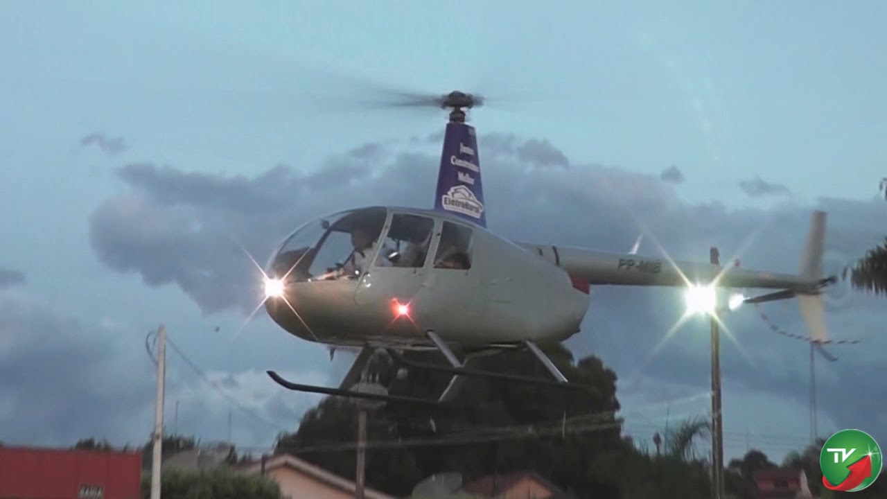 TV FOLHA REGIONAL - Papai Noel chega de helicóptero em Flórida Paulista