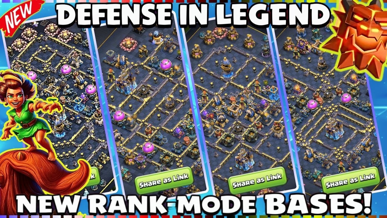 Top'20 TH18 UNBEATABLE BASE! ANTI 3-STAR LEGEND + WAR BASE WITH COPY LINK 🔗