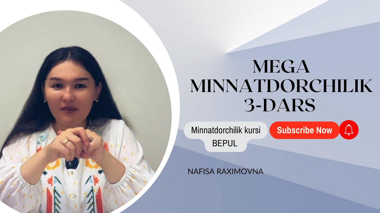 Mega minnatdorchilik 3-dars
