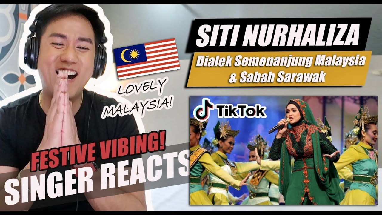 Siti Nurhaliza - Dialek Semenanjung Malaysia & Sabah Sarawak | SINGER REACTION