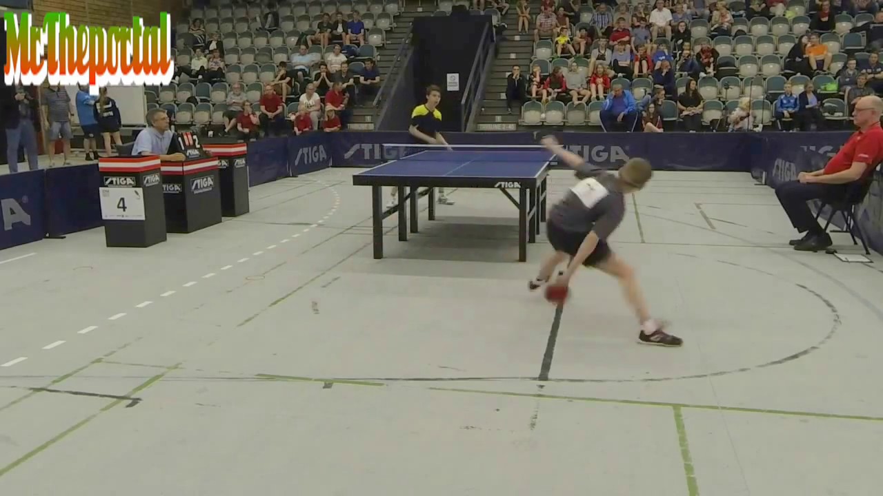 Table Tennis Danish Cadet Championships 2017 - Daniel Simonsen Vs Mikkel Emborg -
