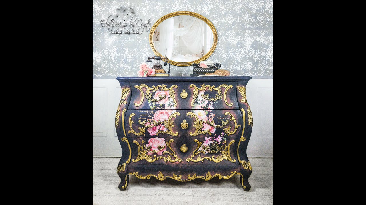 How to Use Furniture/ Decor Wax on Appliques - Eclat Designs By Crystin