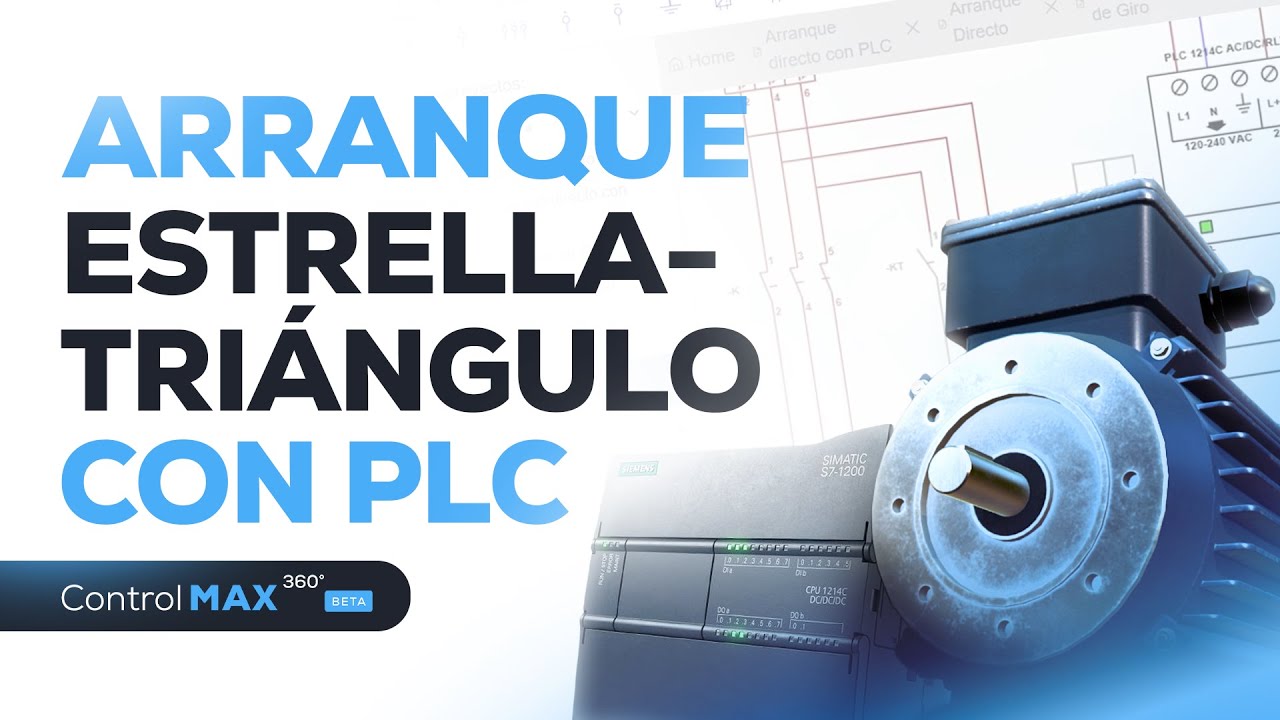 Arranque Estrella-Triángulo con PLC explicado paso a paso
