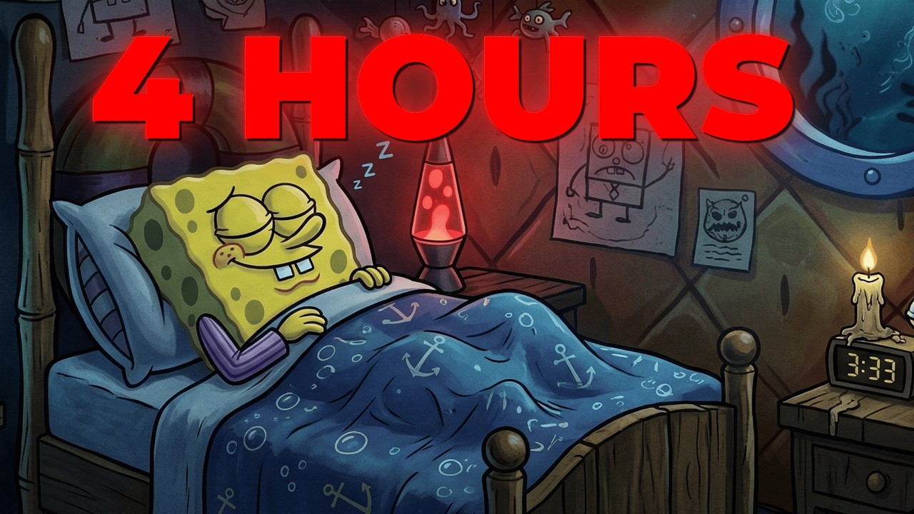 4 Hours of SpongeBob Psychology to Fall Asleep To