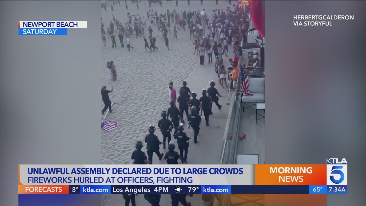 Newport Beach Fourth of July havoc leads to 402 arrests&nbsp;