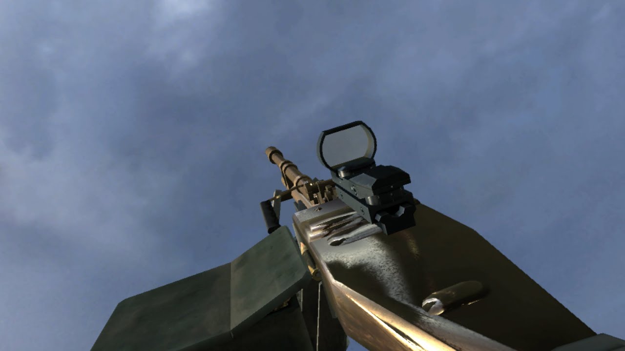 В Call of Duty 4 пулеметы LMGS действительно сломаны.