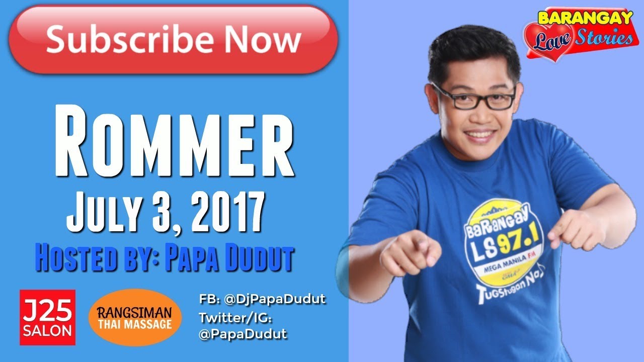 Barangay Love Stories July 3, 2017 Rommer