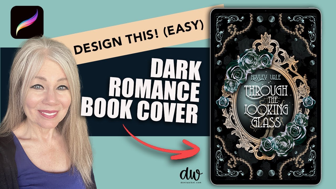 Design this Dark Romance Book Cover in Procreate (Easy)