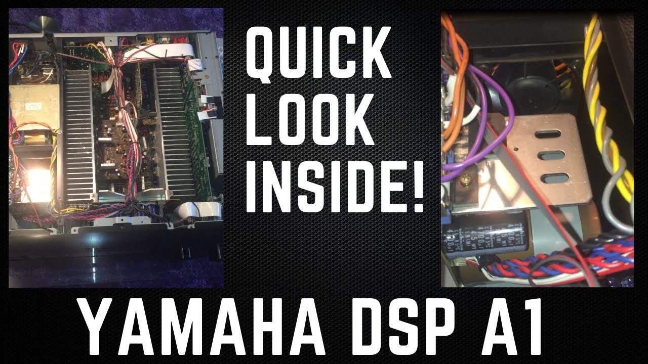 Yamaha AV Amplifier DSP A1 - Quick Look Inside