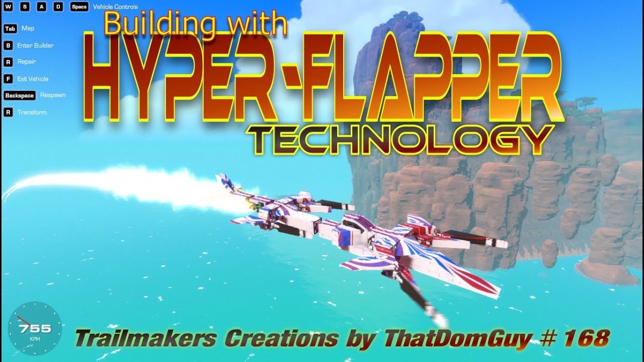 High Speed Ornithoptic Propulsion is HERE! White Lightning! Trailmakers Creations by ThatDomGuy #168