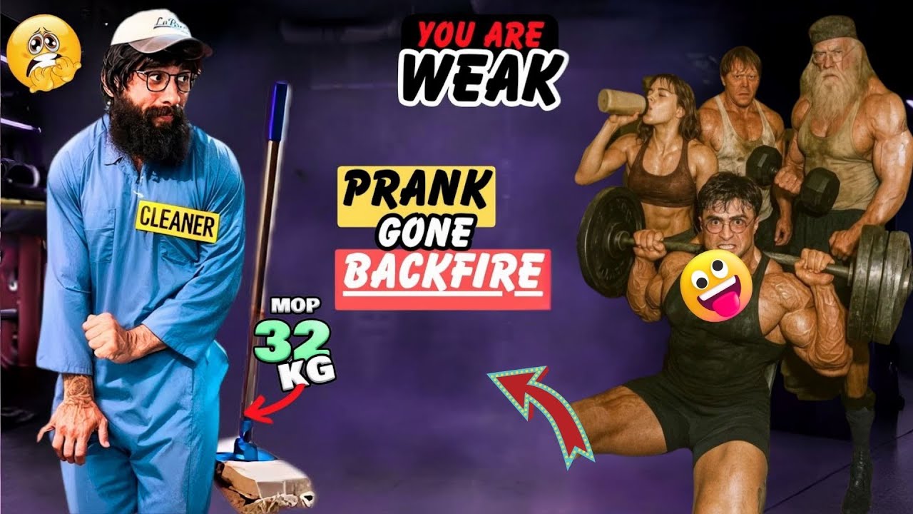 Cleaner Broke the STRONGEST BODYBUILDER in the Gym💪🧹 | Anatoly GYM PRANK
