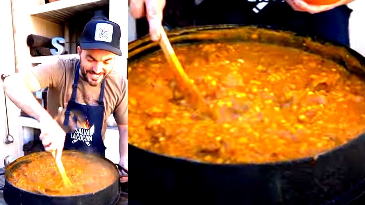 ¡Locro argentino hecho al disco! ¡Viva la Patria!