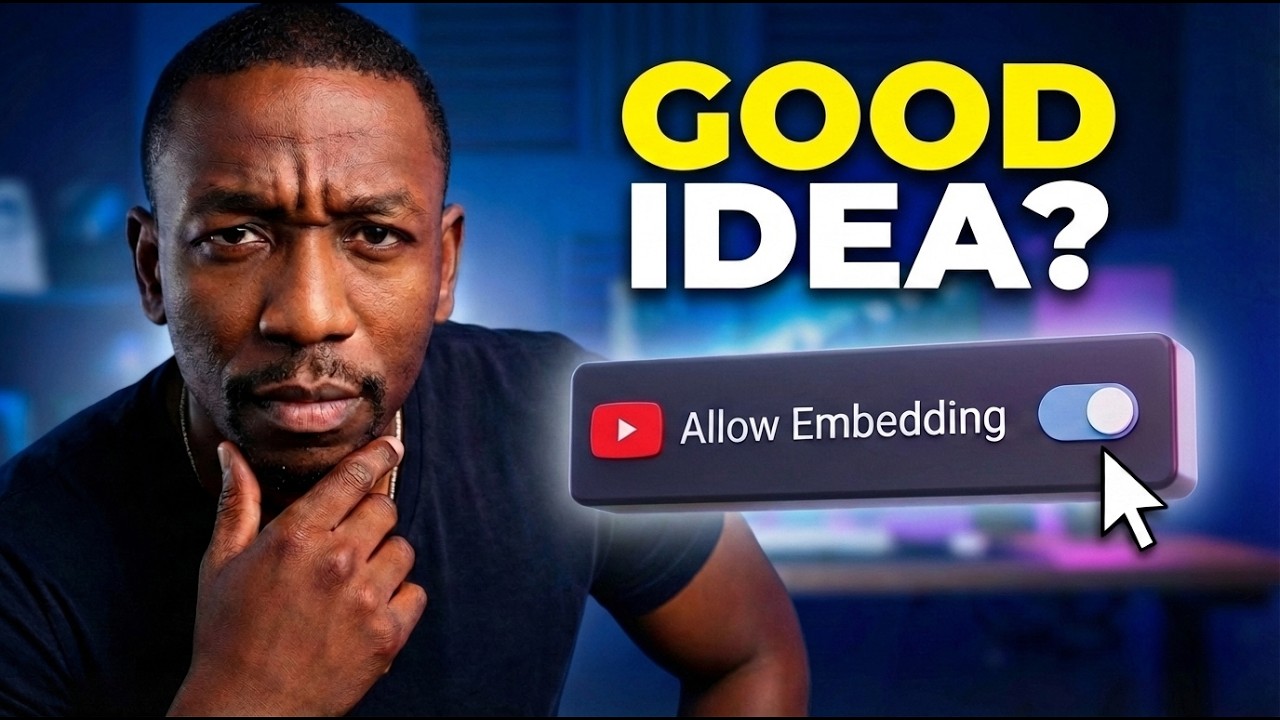 Стоит ли разрешать встраивание видео на YouTube?