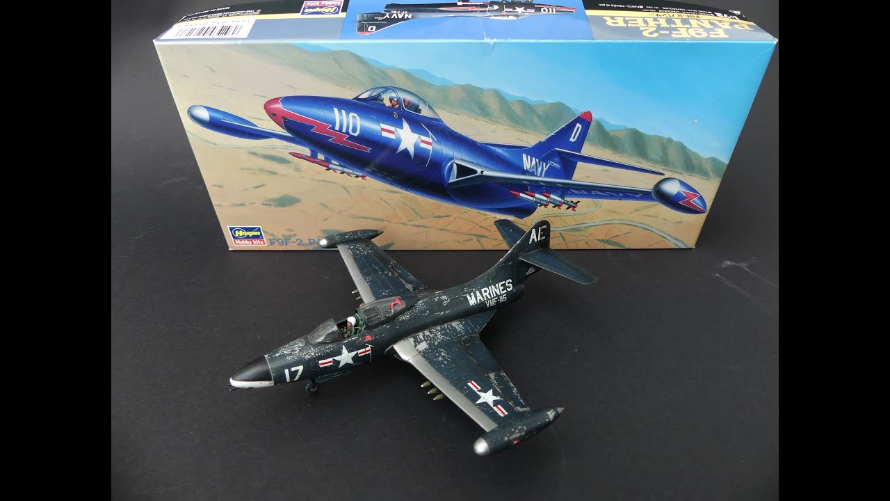 Grumman F9F Panther 1/72 (Hasegawa) Build and final reveal