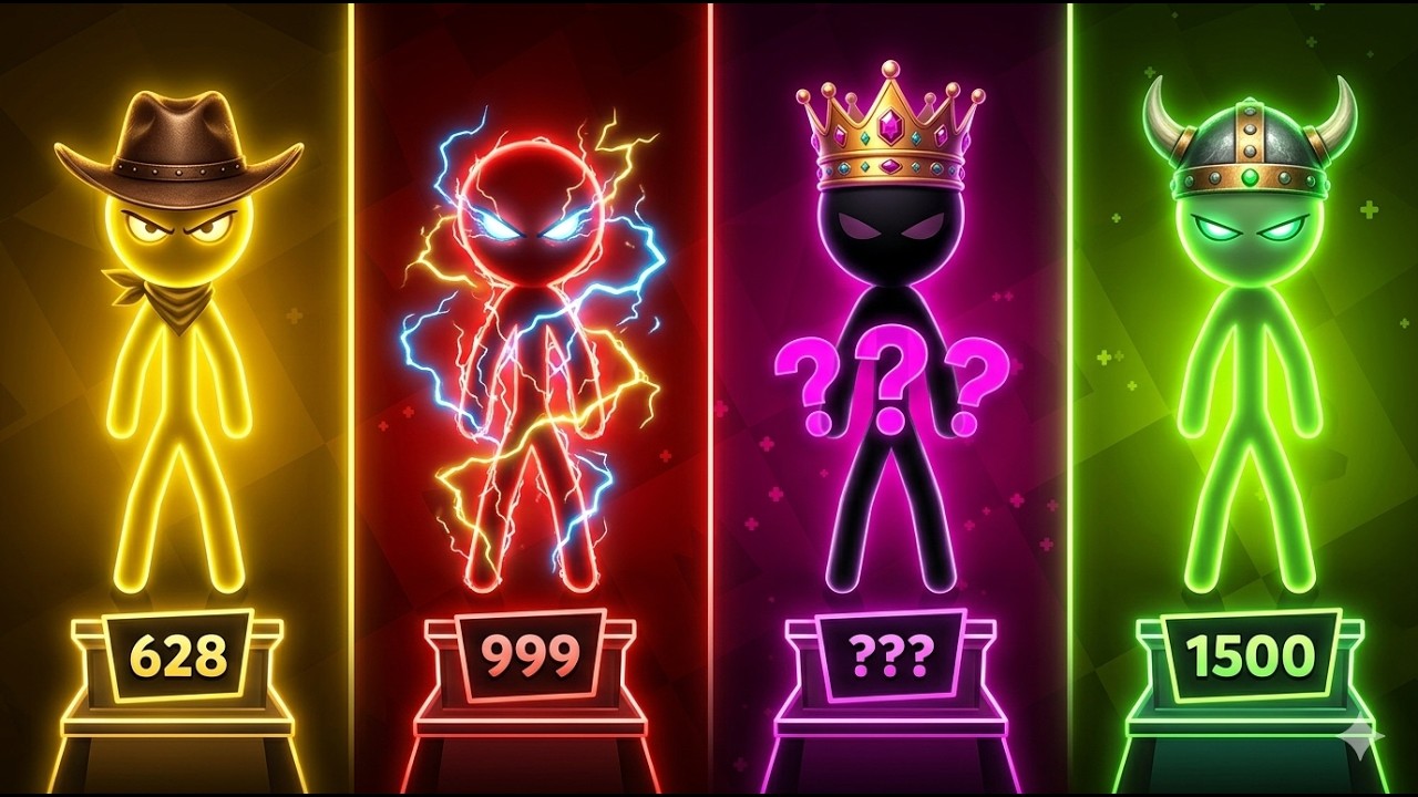 Stickman Party - Gameplay Part 17 Random Funny MiniGames 1 2 3 4 Player