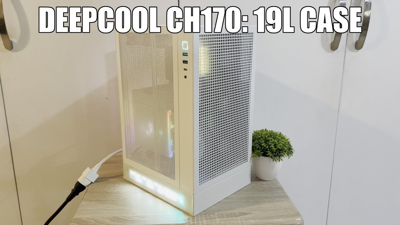 DeepCool CH170 Digital White | Сборка 19L SFF ITX | Температурные тесты