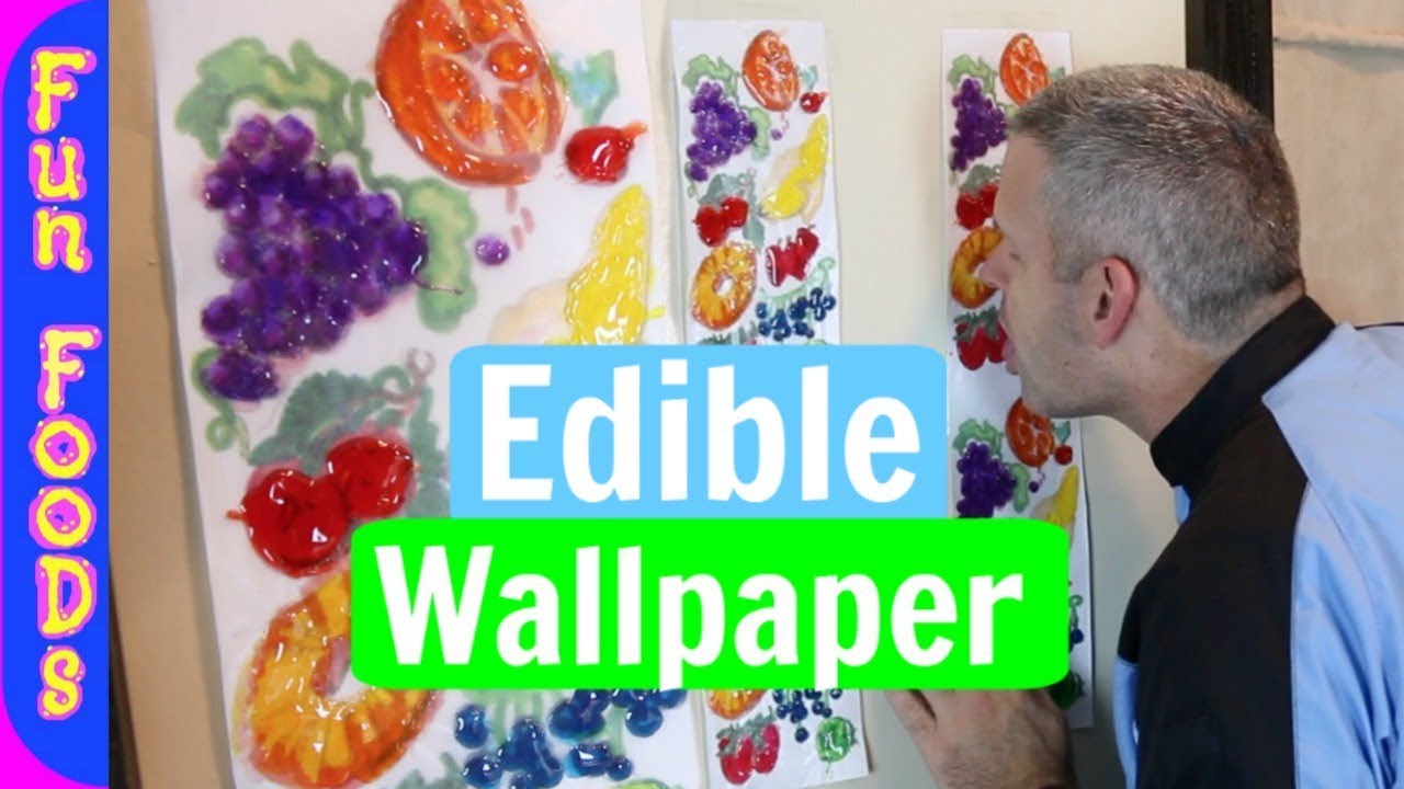 Lickable Wallpaper | How to Make Edible Wallpaper from Willy Wonka and the Chocolate Factory