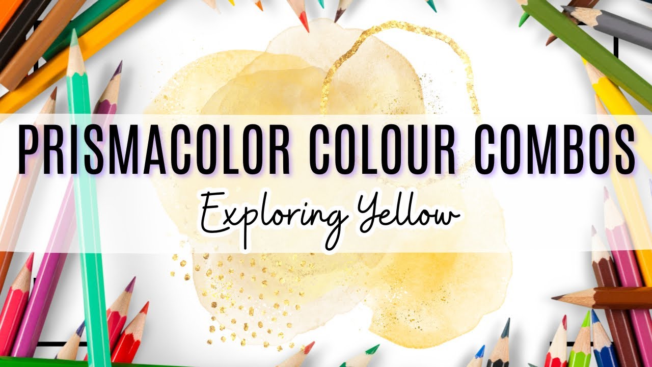Prismacolor Colour Combinations: Exploring Yellow #adultcoloring