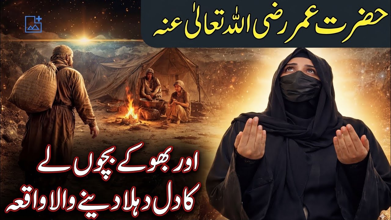 حضرت عمرؓ اور بھوکے بچوں کا دل ہلا دینے والا واقعہ | ایک سچا حکمران، ایک خاموش رات اور ایک ماں کی 