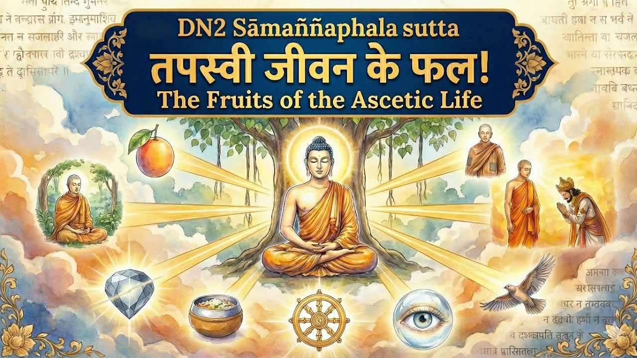 बुद्ध के अनुसार तपस्वी जीवन के फल | The Amazing Fruits of Ascetic Life [DN2 Sutta] Sāmaññaphalasutta