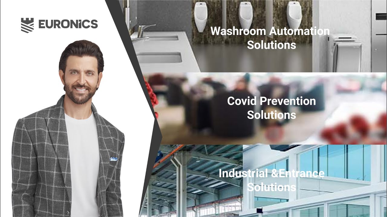 Washroom, Covid and Industrial Automation accessories by Euronics