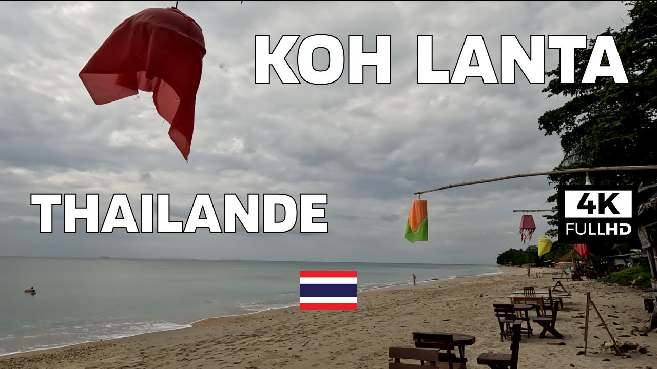 Walking Koh Lanta | Thailand [4K]