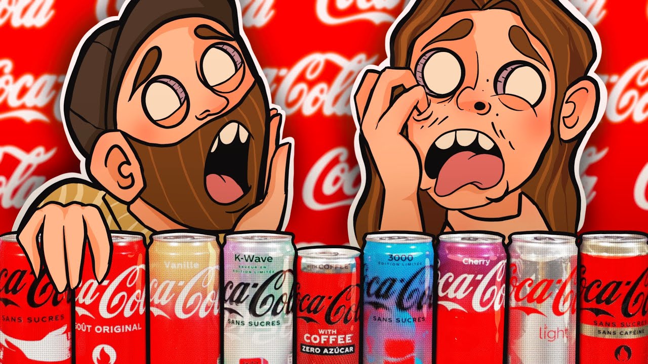 ON TESTE TOUS LES COCA COLA ! (Le coca café c’est un banger)