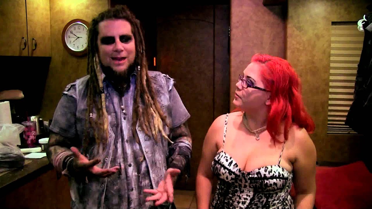 Heavy Metal Television's own Fiery Redhead Mercedes interviewing Chris Howorth from In This Moment