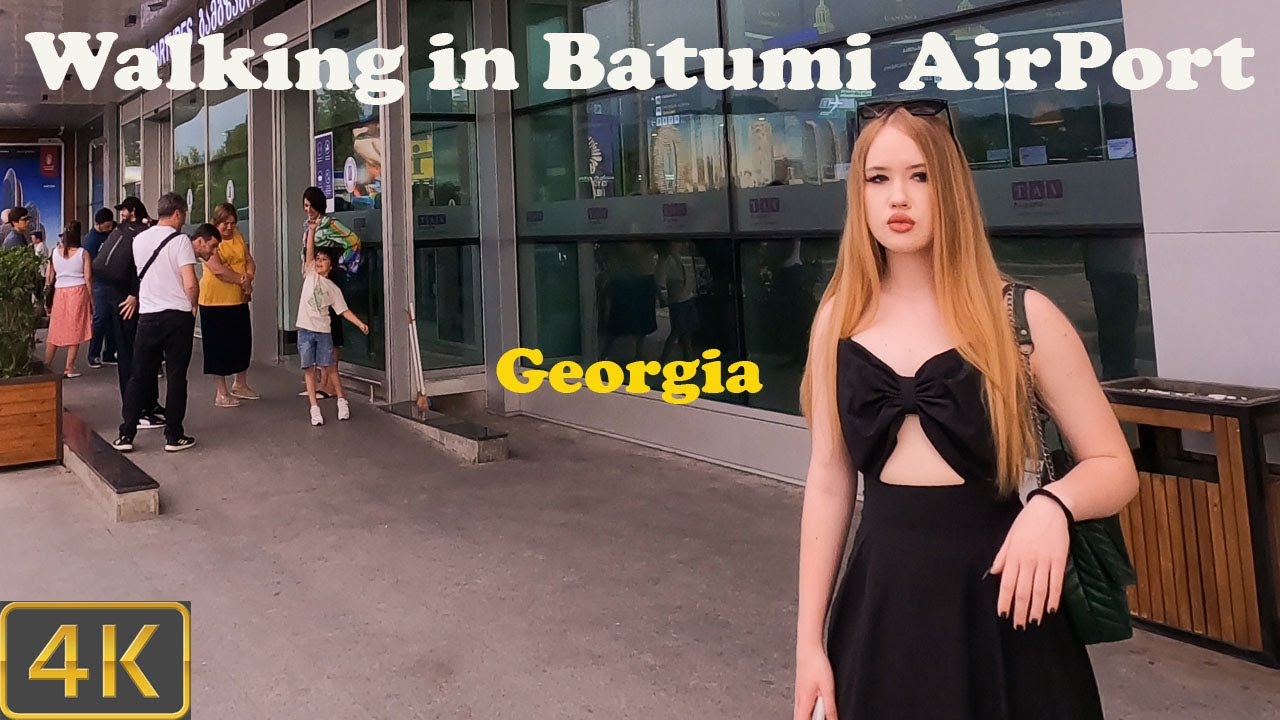 Walking in Batumi AirPort - Georgia