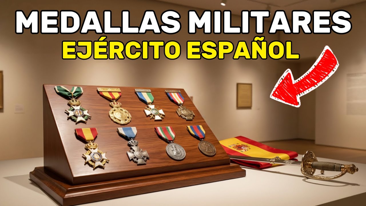 LAS MEDALLAS QUE POCOS MILITARES LOGRAN CONSEGUIR EN ESPAÑA