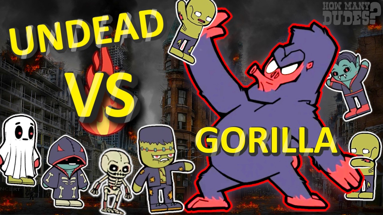 Can Gorillas Survive the Undead Legion? | How Many Dudes