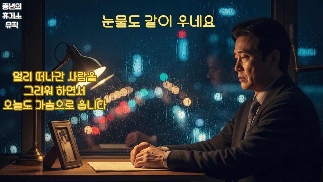 눈물도 같이 우네요 #비오는 어느날 저녁에 문득 떠오르는 옛사랑에 대한 추억노래