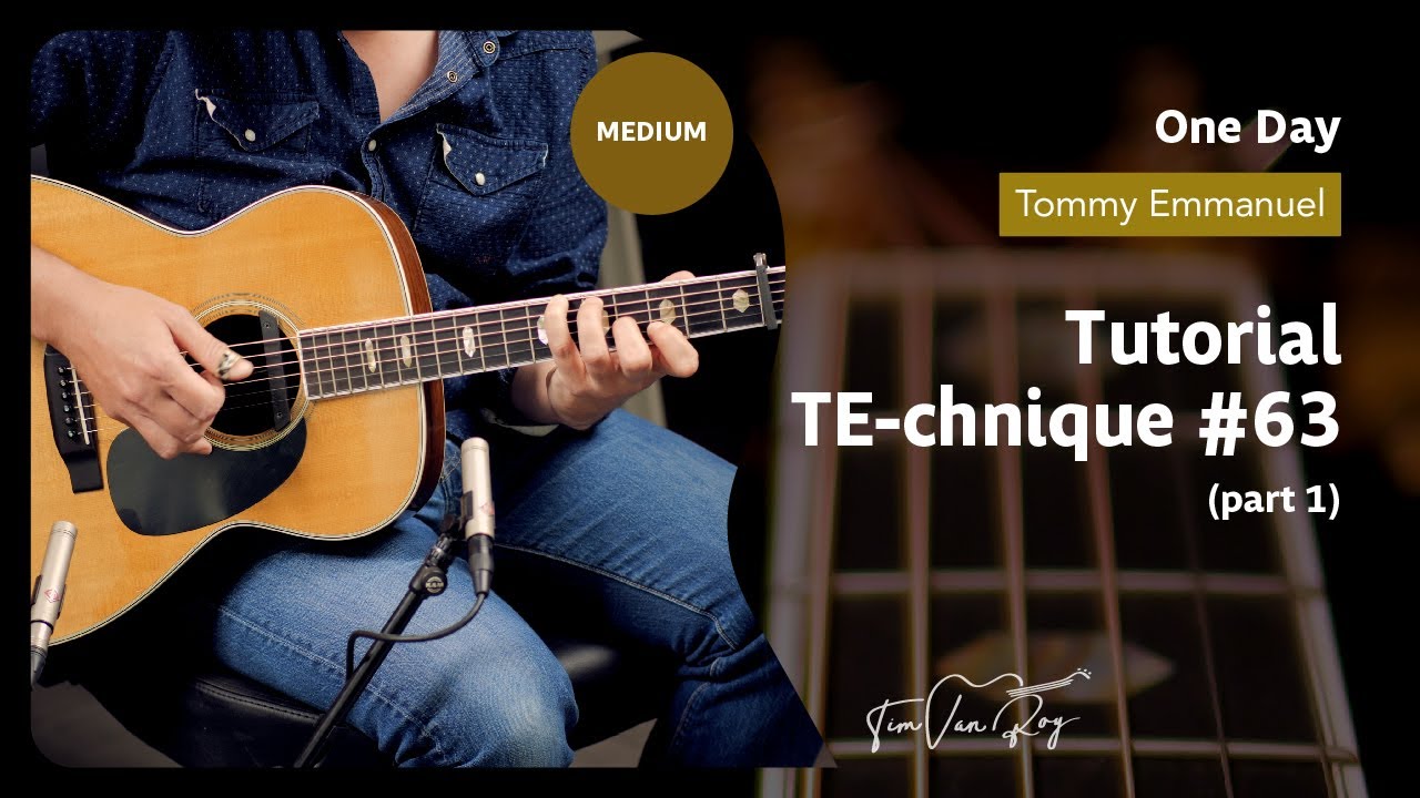 One Day (Tommy Emmanuel) - Tutorial (Part 1)