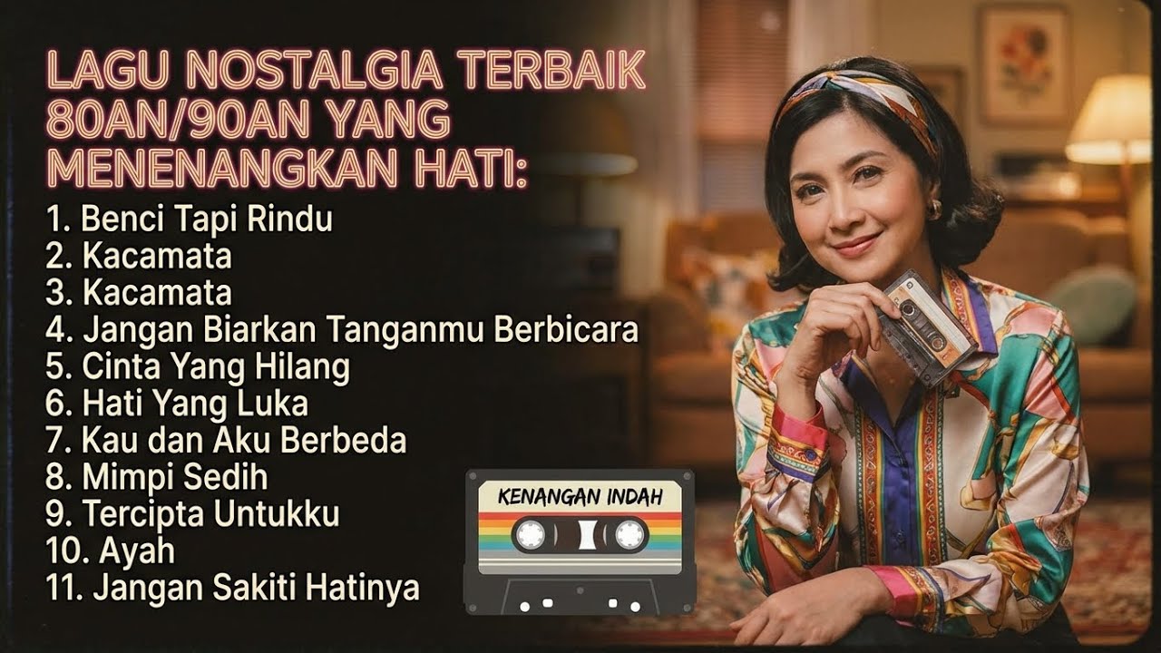 Rindu & Kenangan ❤️ Tembang Nostalgia 80an 90an | Musik Lawas Bikin Damai