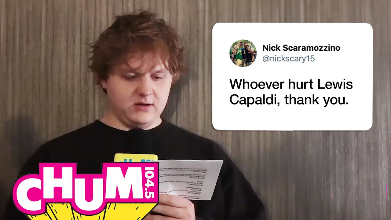 Lewis Capaldi Reads Fan Tweets