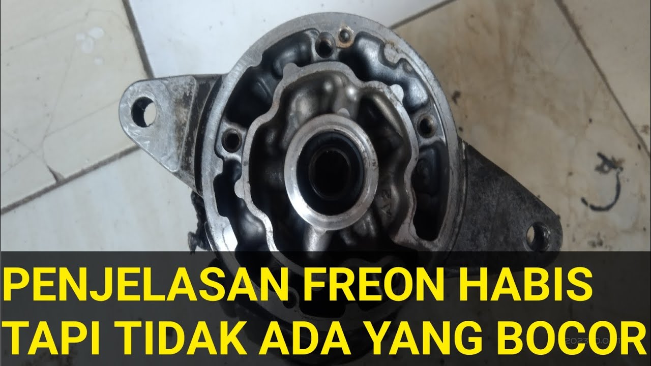 freon habis tapi tidak ada bocor