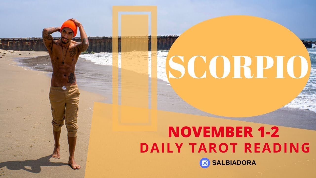 SCORPIO - “THEY OBSESSING AND WANTING TO BE BACK” NOV 1-2 DAILY TAROT READING