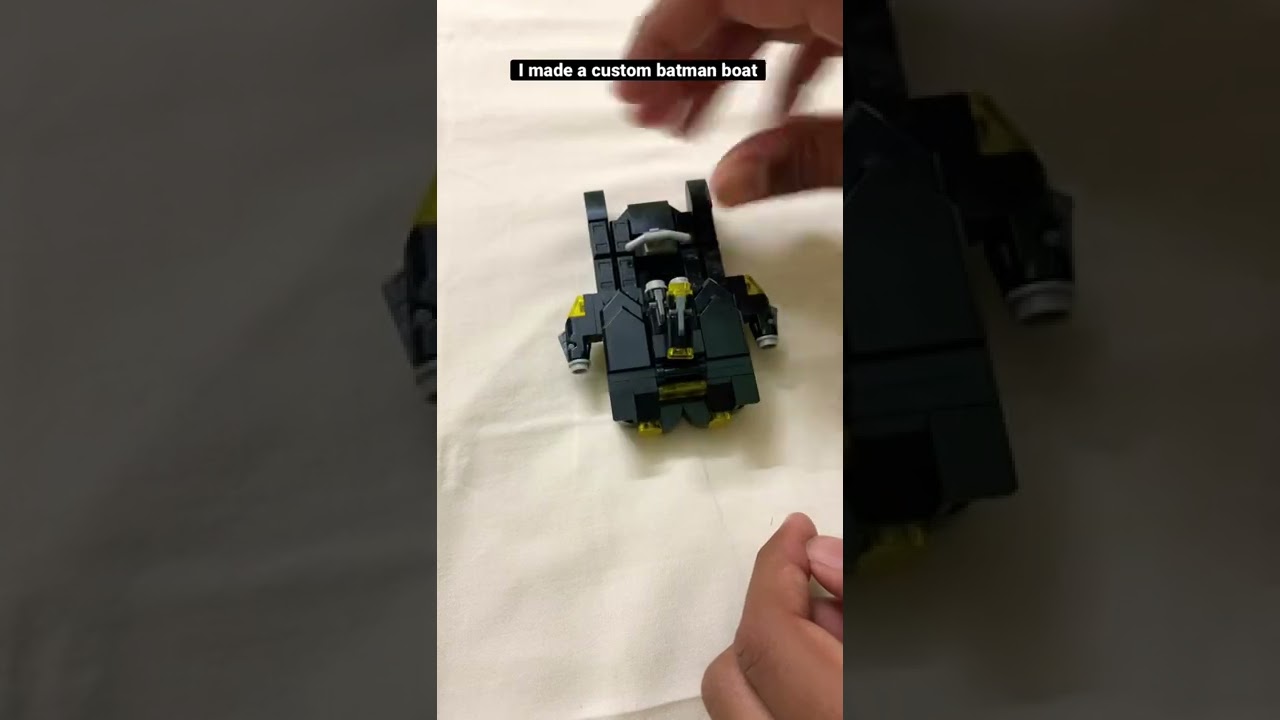 I made a custom batman boat |