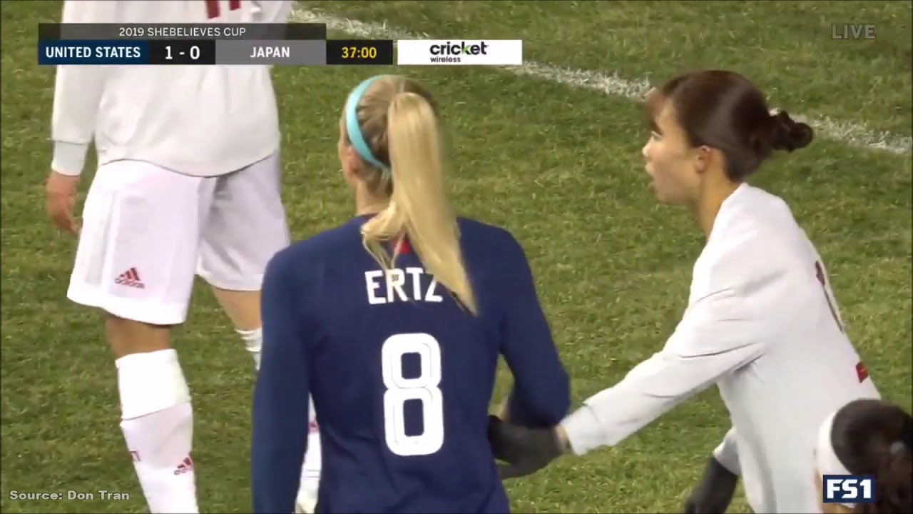 Julie Ertz vs Japan (28/02/2019)