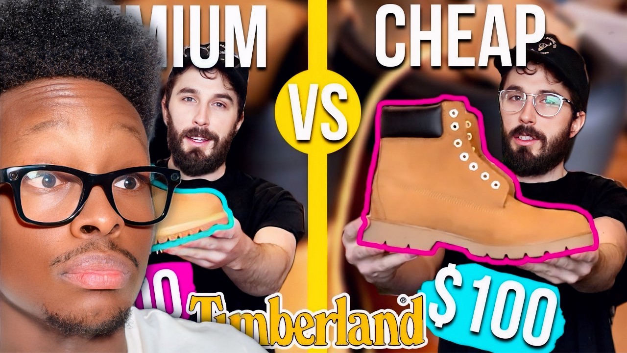 Premium Timbs VS Basic Timberland Boots (CUT IN HALF) 2026 REACTION