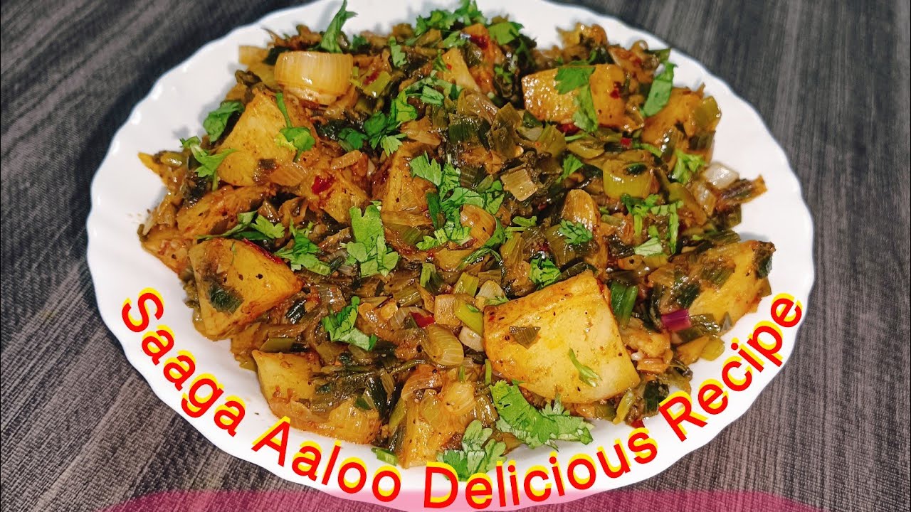 Healthy  Spring Onion Recipe | सागा आलू बनाने का आसान तरीका | Priya Masala Kitchen