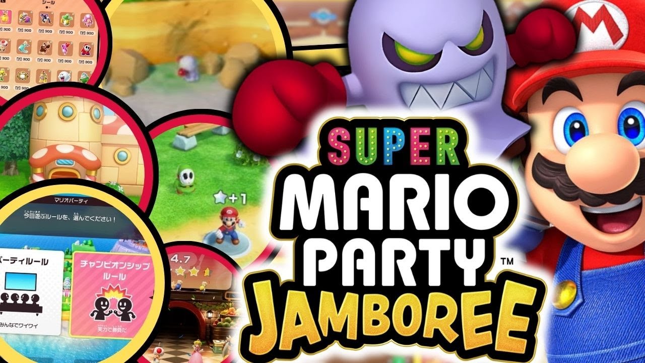 Checking out more NEW INFO for Super Mario Party Jamboree!