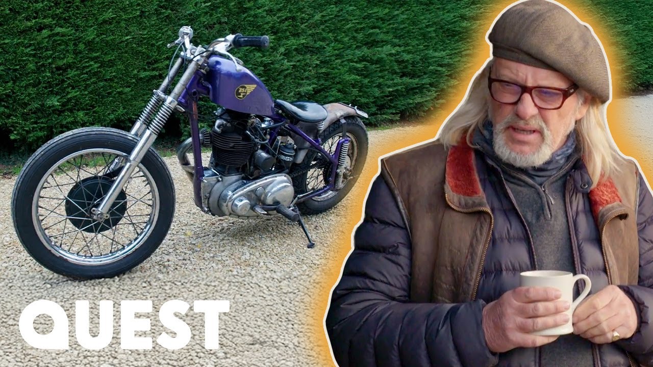 Henry Cole Restores Vintage British Chopper BSA 350 | Shed and Buried